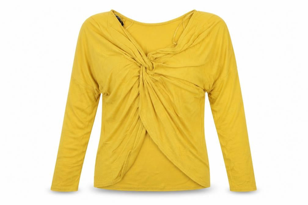 New Look Womens Yellow   Basic T-Shirt Size 10