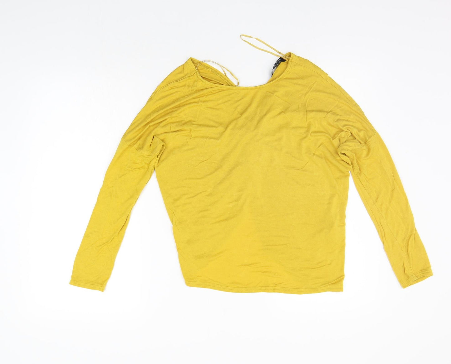 New Look Womens Yellow   Basic T-Shirt Size 10