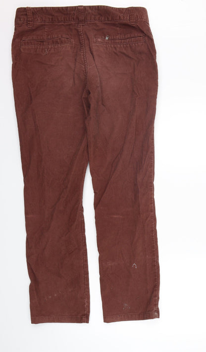 Back view of Roman women’s orange trousers, size UK 36, in, 31-inch leg