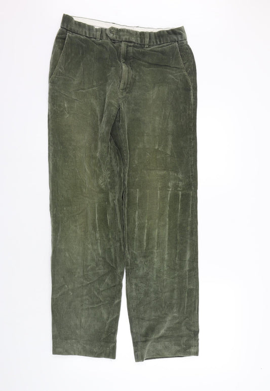 Marks and Spencer Womens Green   Trousers  Size 30 in L29 in