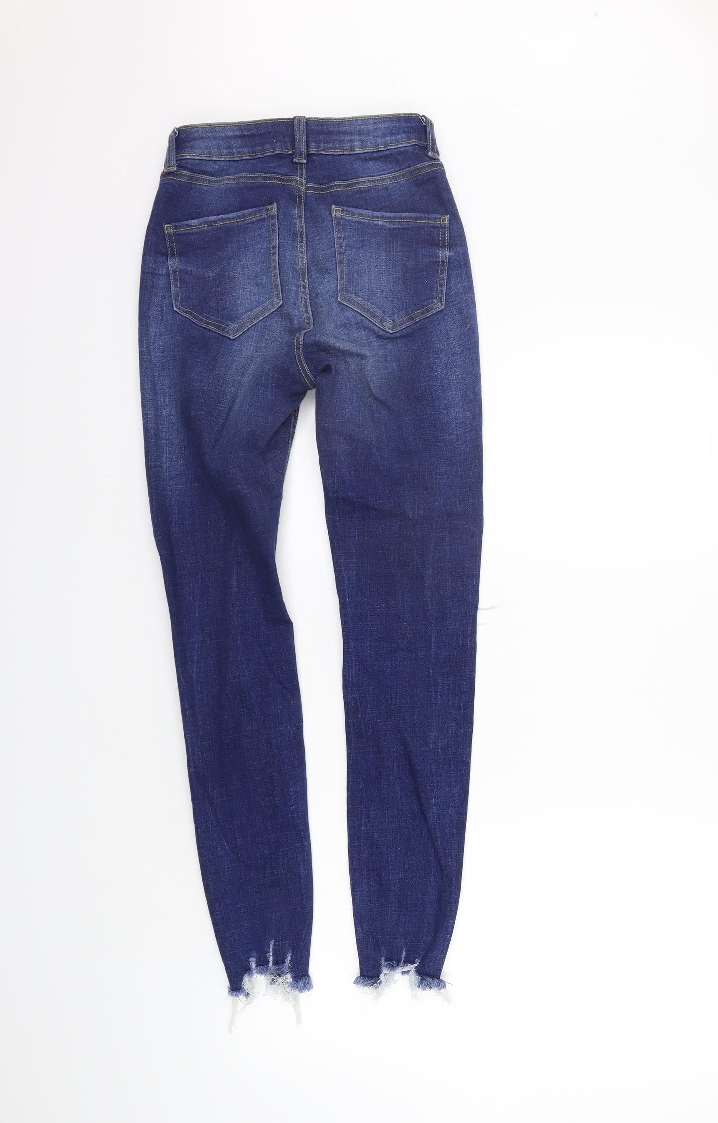deniem & co Womens Blue   Straight Jeans Size 8 L27 in