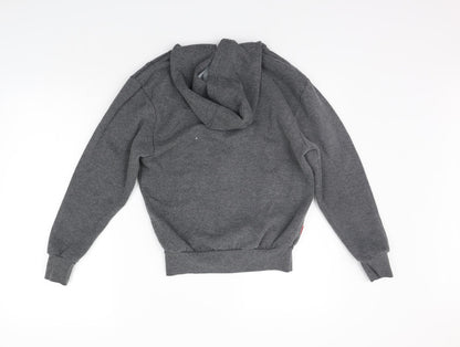 Back view of Slazenger girls’ grey jacket coat, size 9-10, years
