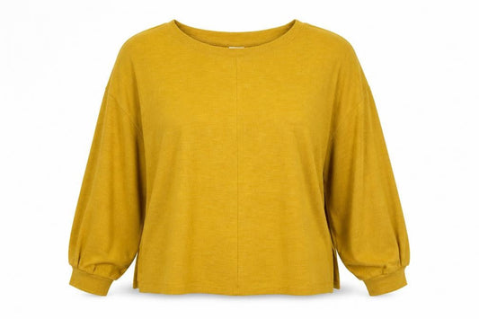 H&M Womens Yellow   Pullover Jumper Size M