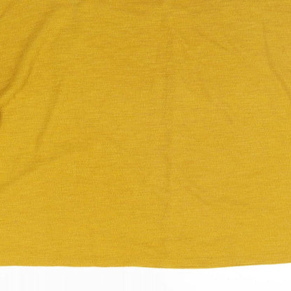 H&M Womens Yellow   Pullover Jumper Size M
