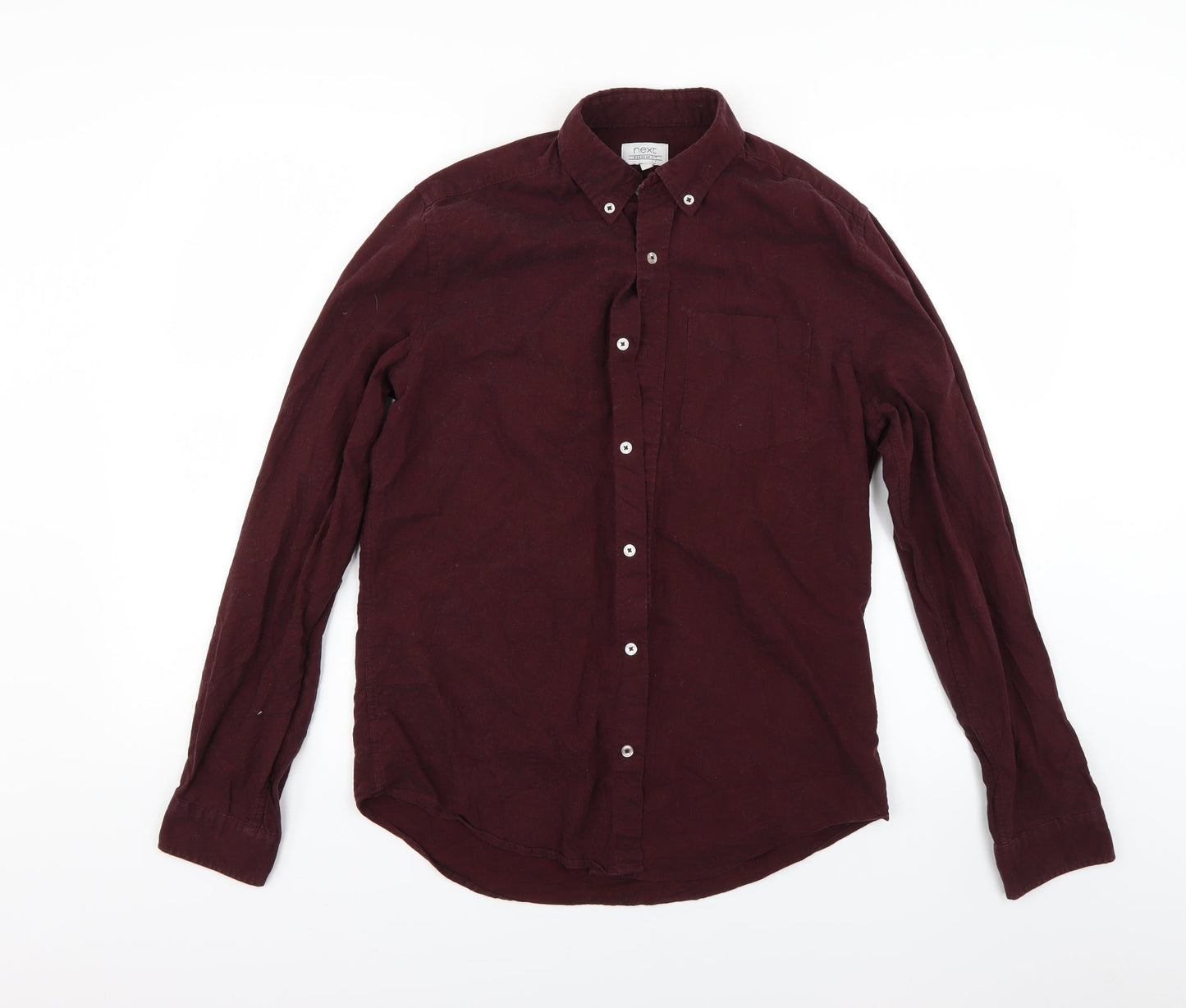 NEXT Mens Red    Button-Up Size S
