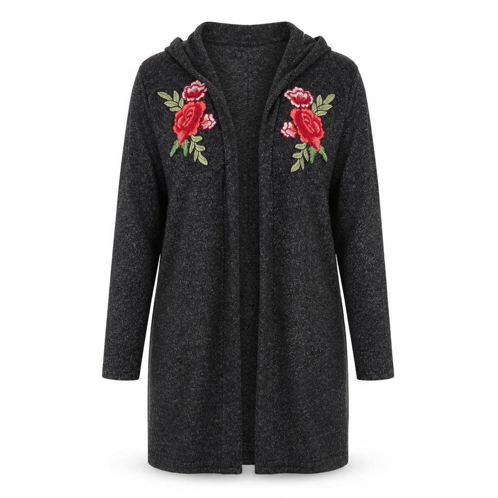 Blind date Womens Grey   Cardigan Jumper Size S  - Pose print