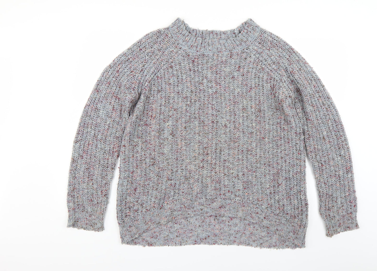 Papaya Womens Grey  Knit Pullover Jumper Size M