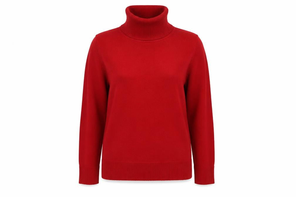 BHS Womens Red  Knit Pullover Jumper Size 12