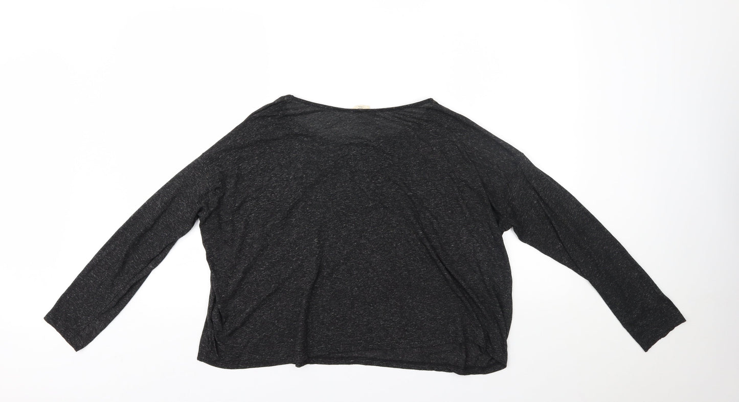 New Look Womens Grey   Basic Blouse Size 16