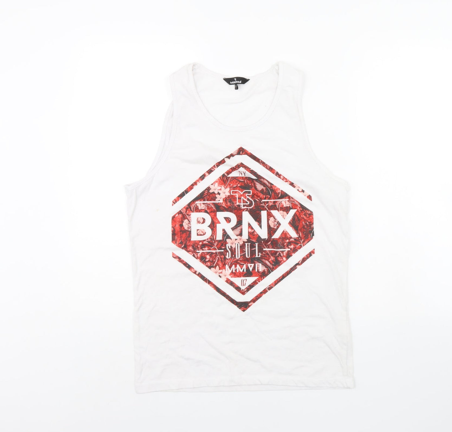 Twisted Soul Womens White   Basic Tank Size S