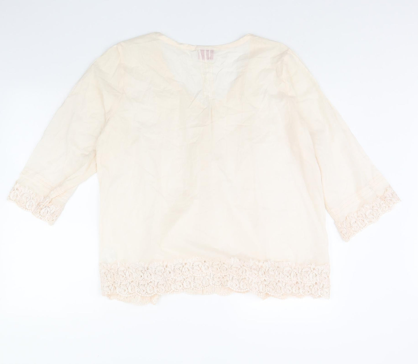 Together Womens Pink   Basic Button-Up Size 16