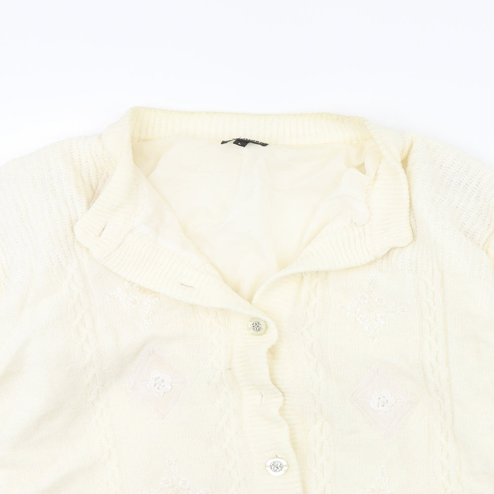 Nutshell Womens Ivory   Jacket  Size L