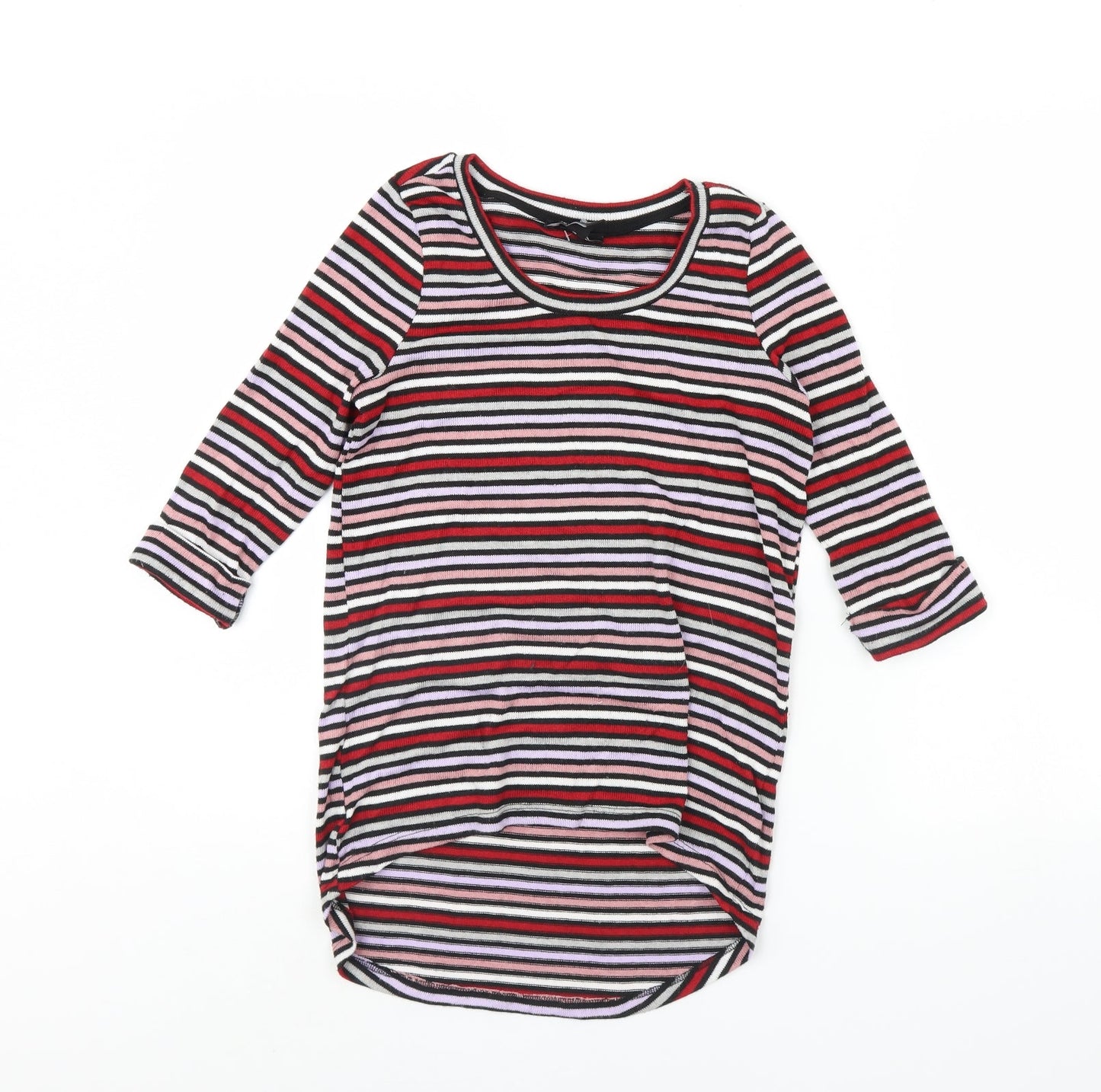 New Look Womens Multicoloured Striped  Pullover Jumper Size 6
