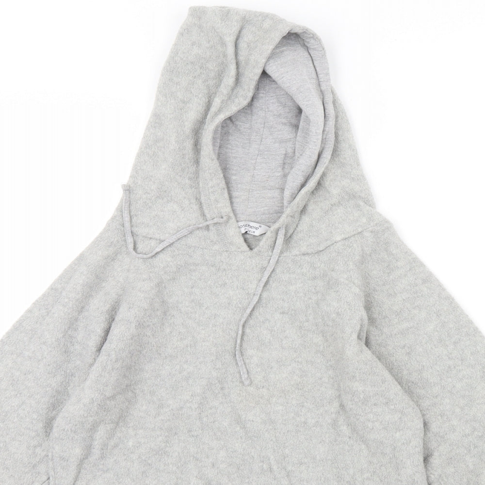 Atmosphere Womens Grey   Pullover Hoodie Size 8
