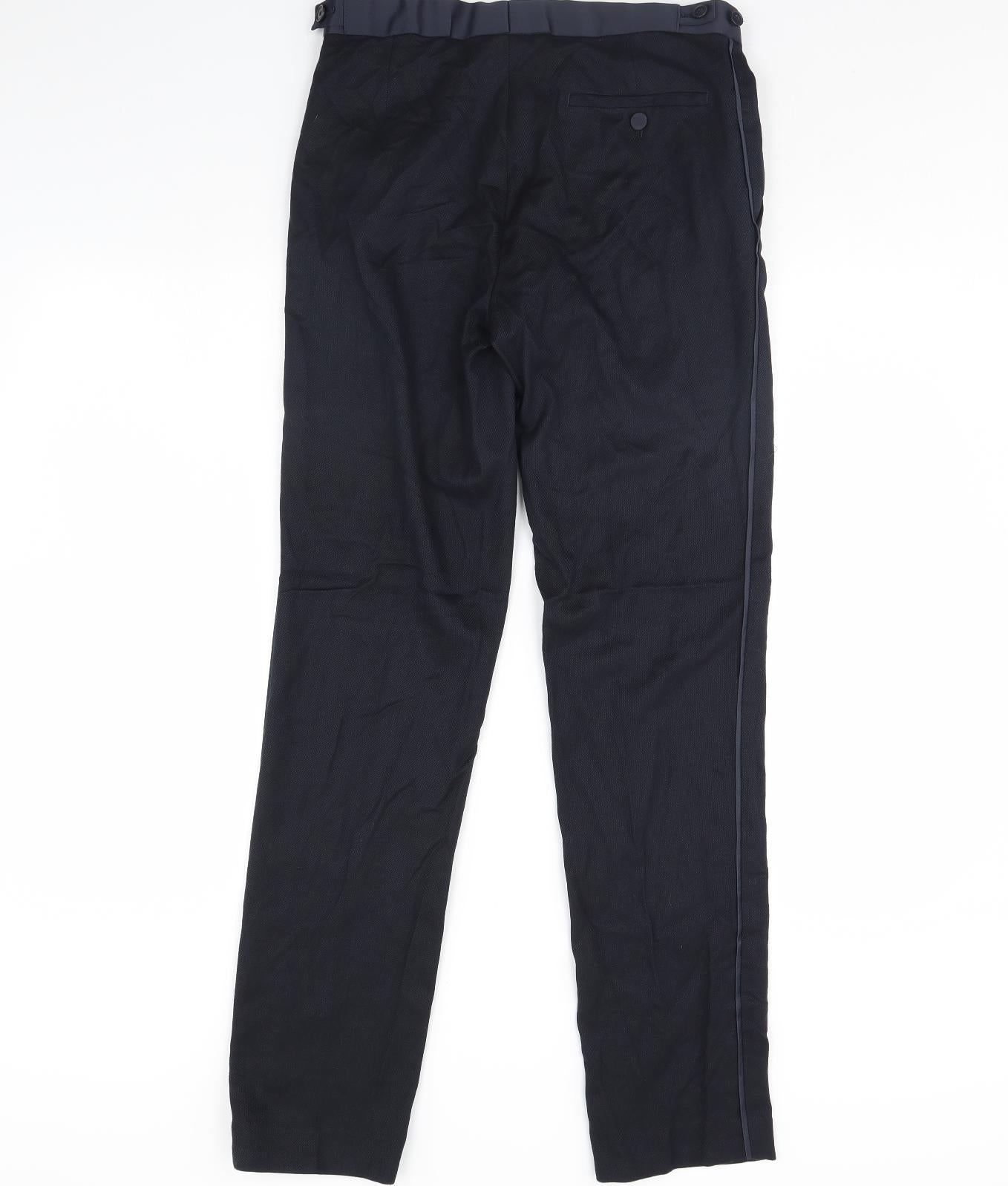 M&s Womens Blue   Trousers  Size 30 in L33 in