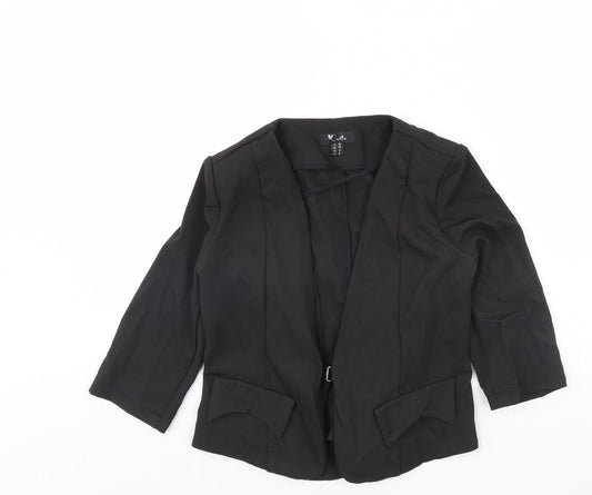 Cutie Womens Black   Jacket  Size 10