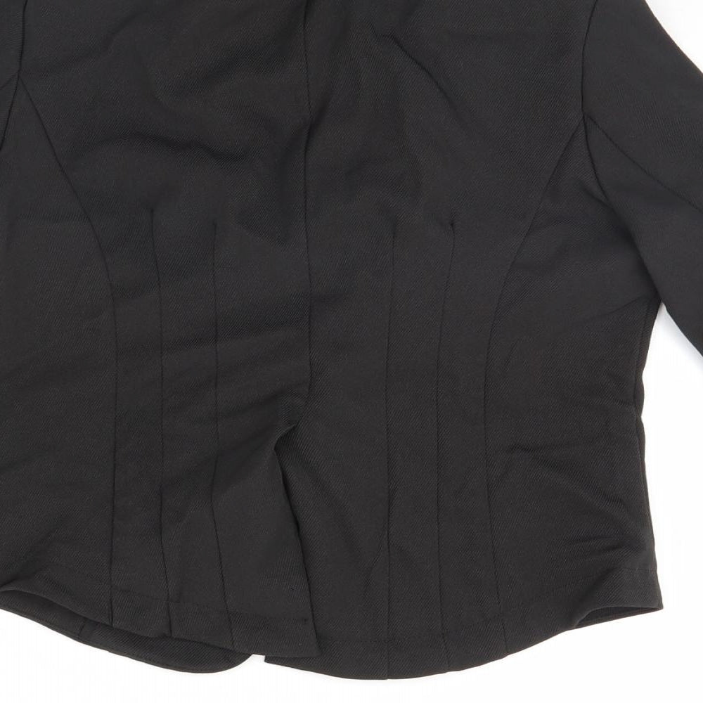 Cutie Womens Black   Jacket  Size 10