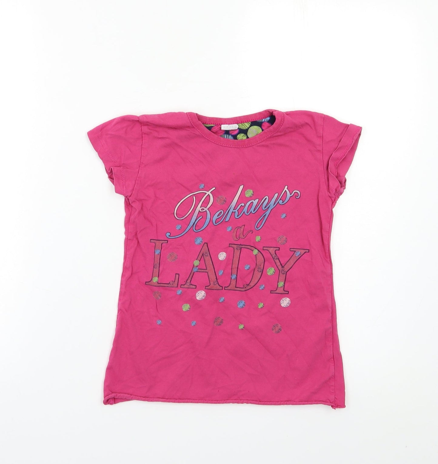 BEKA Girls Pink   Basic Polo Size 6-7 Years