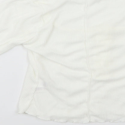 Nasty Gal Womens White   Basic Polo Size 10