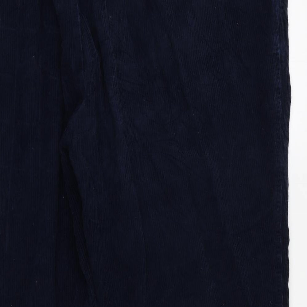 Cotton Tra Mens Black  Corduroy Trousers  Size 46 L23 in