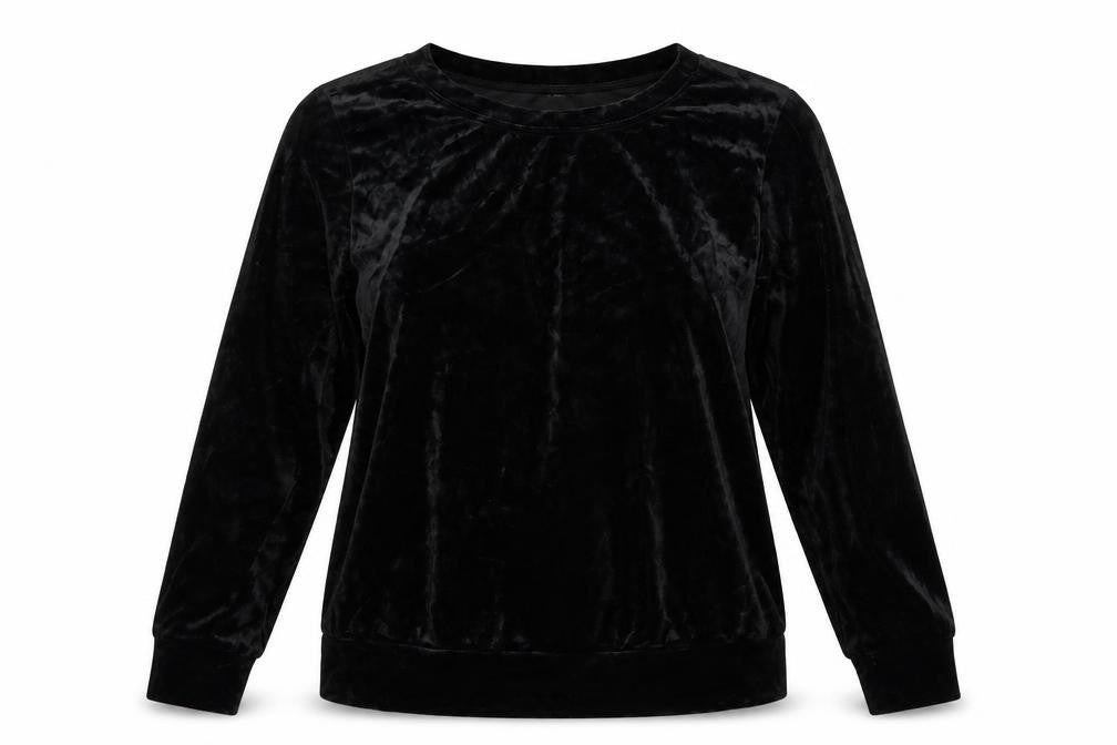 Matty M Womens Black   Pullover Sweatshirt Size M