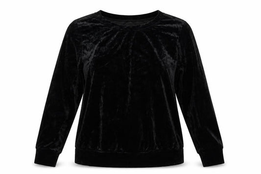 Matty M Womens Black   Pullover Sweatshirt Size M