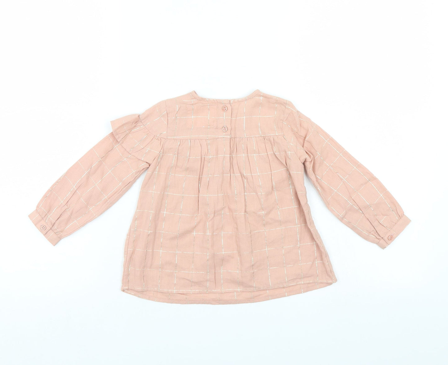 Primark Girls Pink Check  Shift  Size 18-24 Months