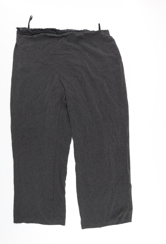 Marks and Spencer Womens Grey   Trousers  Size 20 L28 in