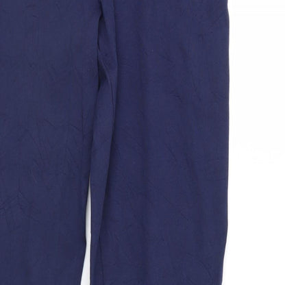 Preworn Womens Blue   Pedal Pusher Trousers Size M L28.5 in