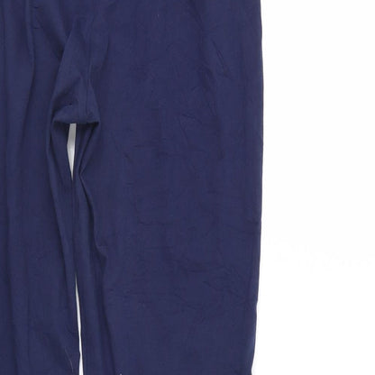 Preworn Womens Blue   Pedal Pusher Trousers Size M L28.5 in