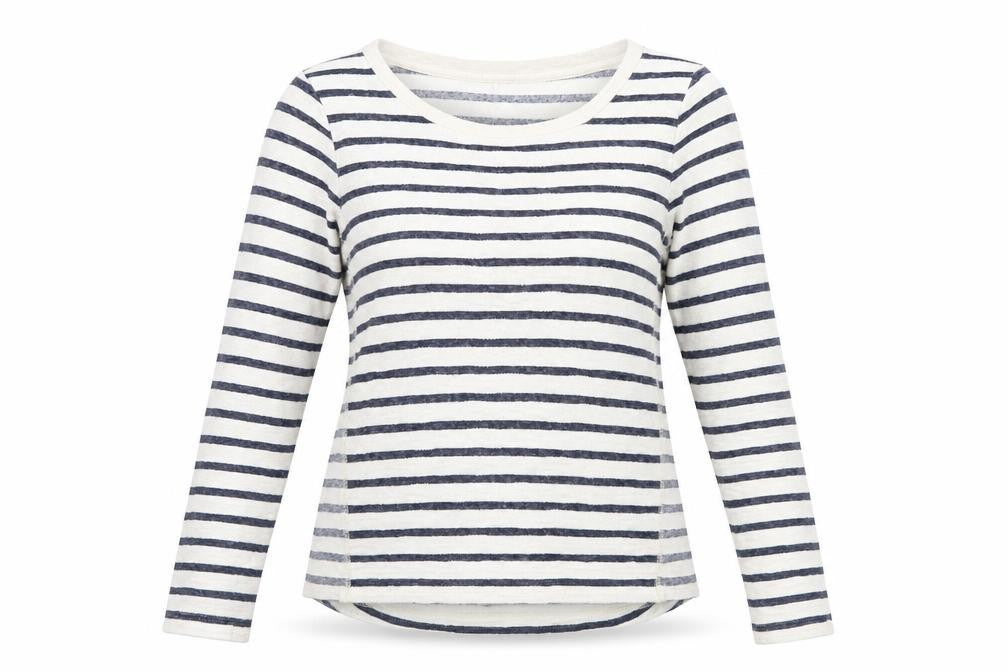 Gap Womens Blue Striped  Pullover Jumper Size M