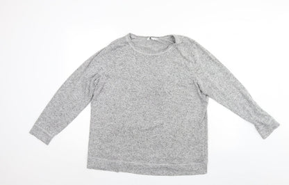 Lounger Bear Womens Grey   Pullover Jumper Size 18