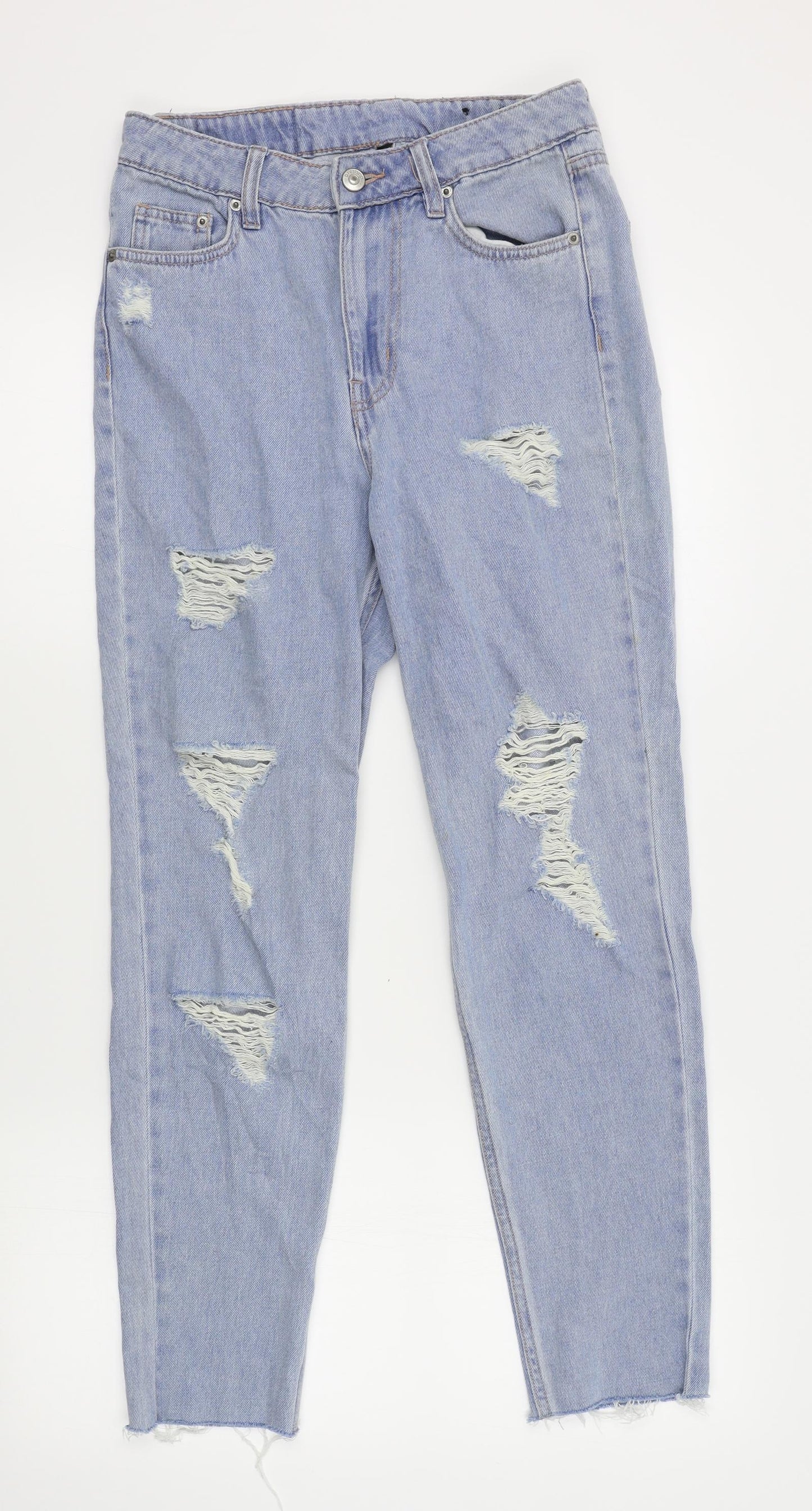 H&M Womens Blue   Straight Jeans Size 10 L27 in