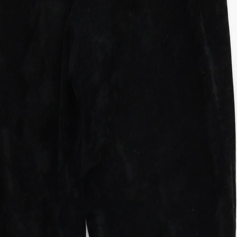 M&S Womens Black   Bloomer Trousers Size 12 L26 in - felt feel