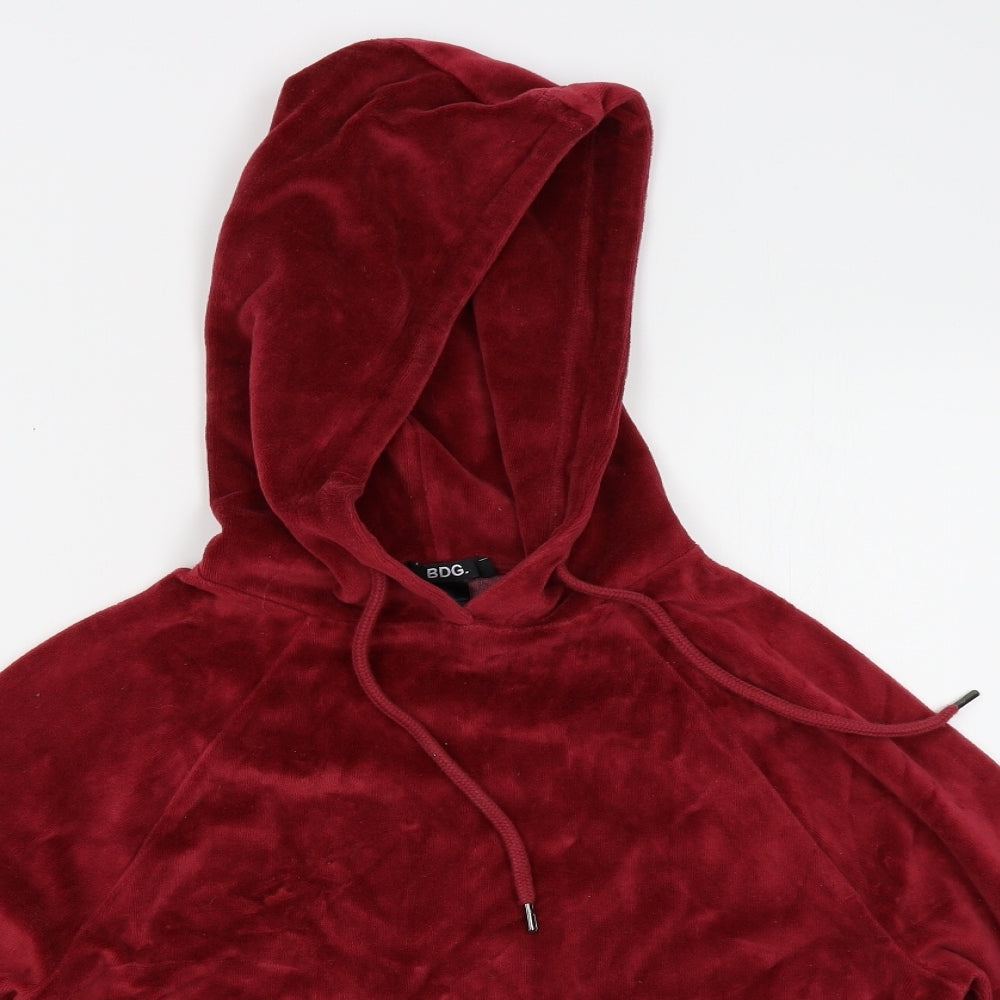 BDG Womens Red   Pullover Hoodie Size XS
