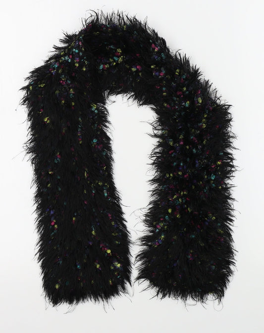 Preworn Womens Black    Scarf