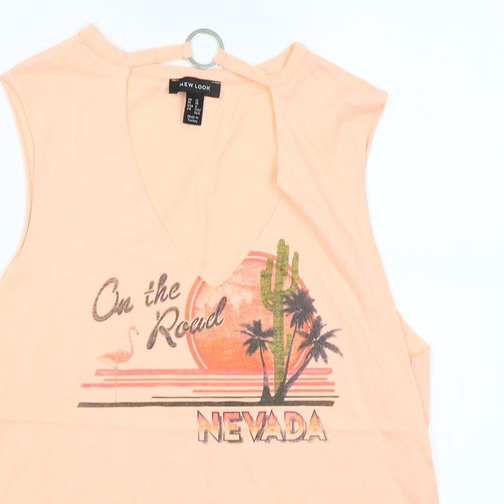 New Look Womens Pink   Basic Blouse Size 12
