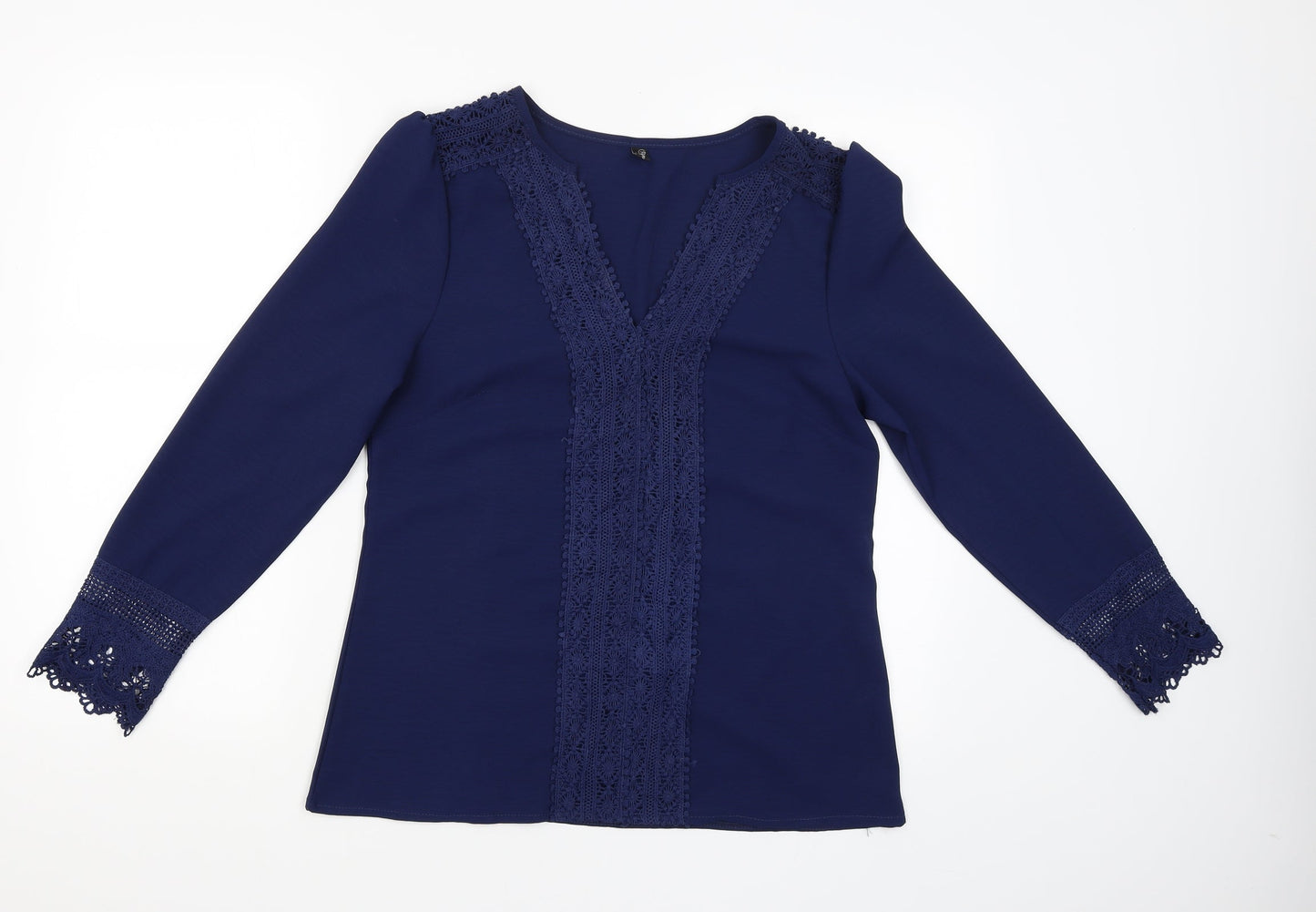 Blooming Jelly Womens Blue   Basic Blouse Size S