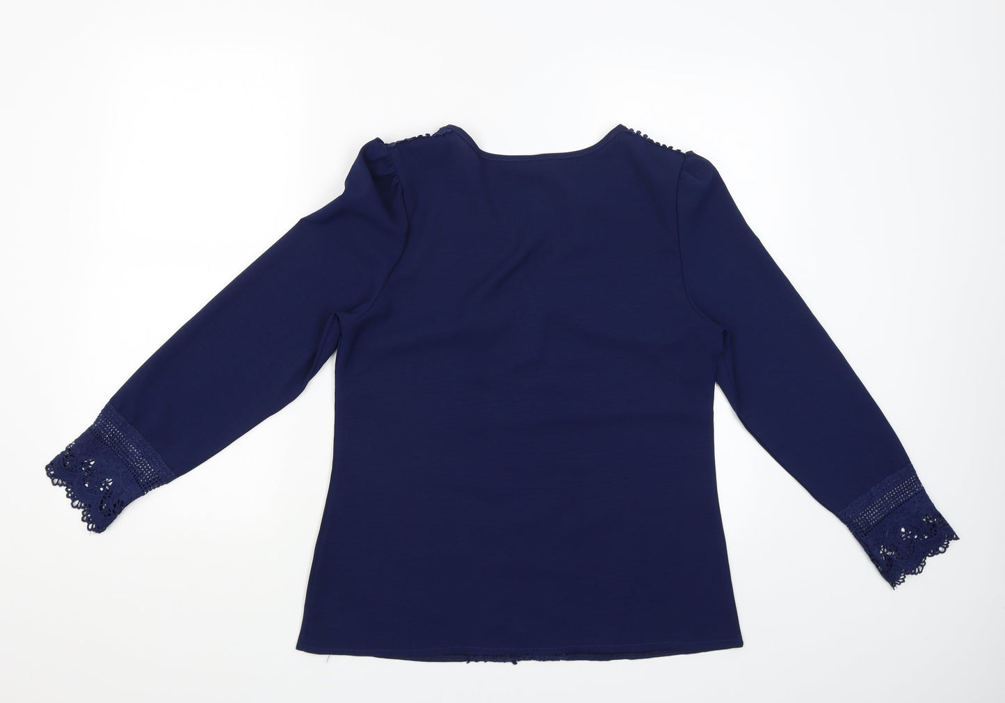 Blooming Jelly Womens Blue   Basic Blouse Size S