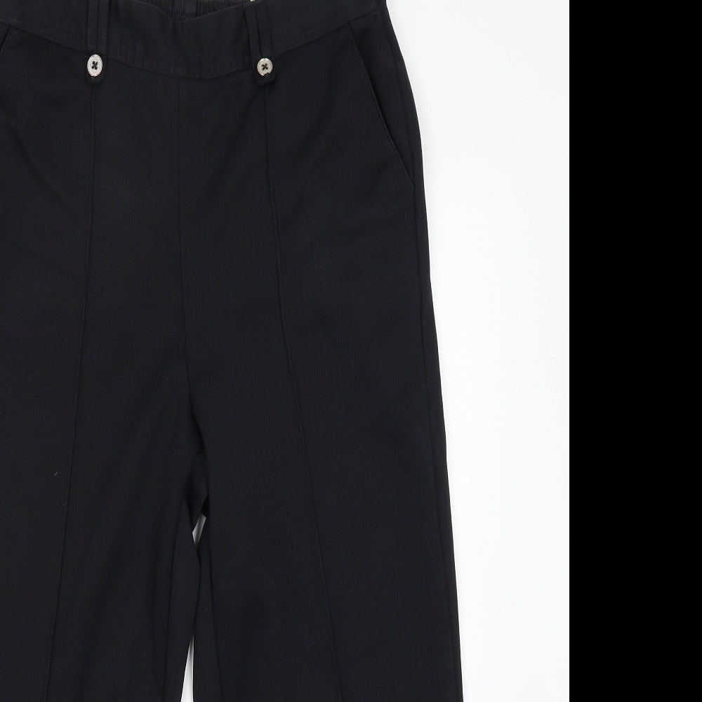 Preworn Womens Blue   Capri Trousers Size 14 L22 in