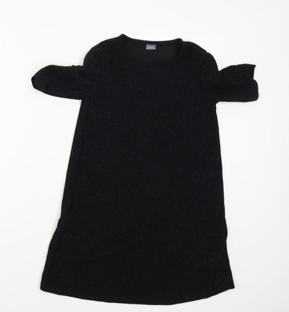 Additional front view of Next girls’ black basic blouse, size 10, years