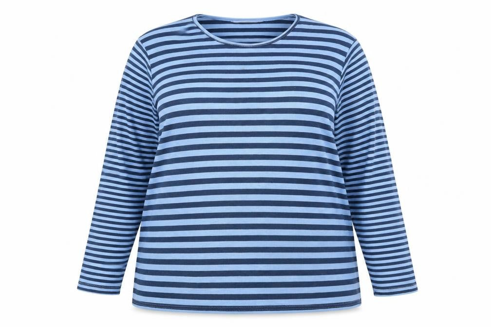 Inspire Womens Blue Striped  Pullover Jumper Size 18