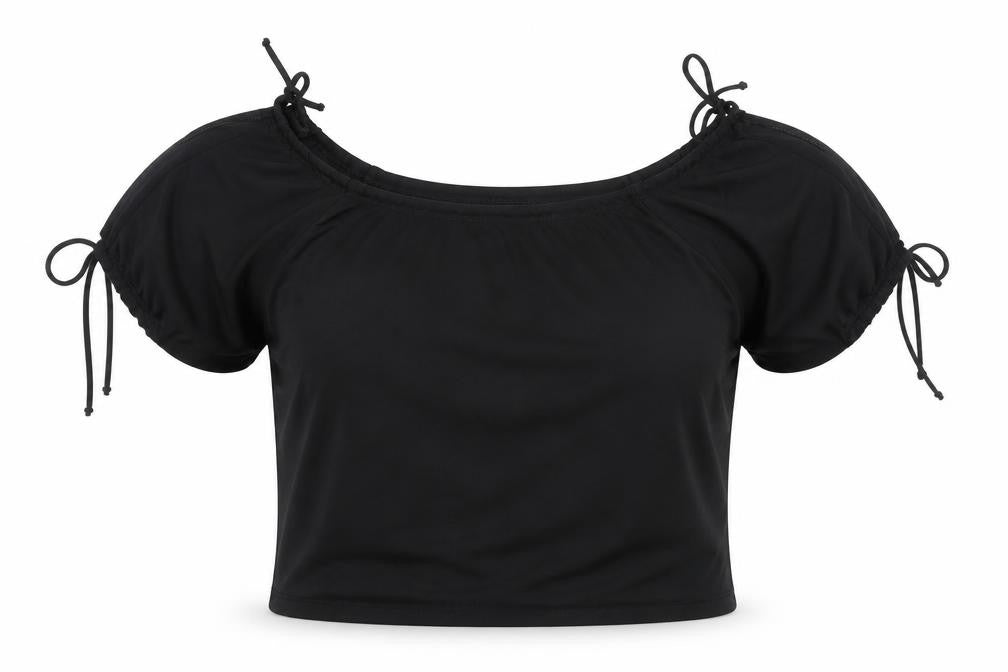 Topshop Womens Black   Basic Blouse Size 10