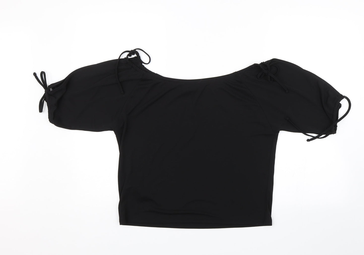 Topshop Womens Black   Basic Blouse Size 10