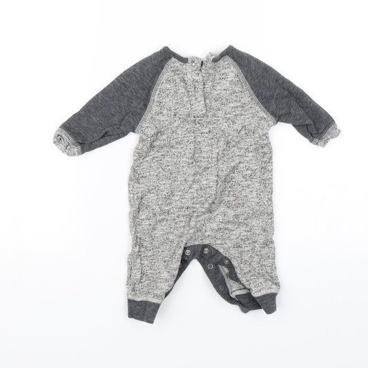 NEXT Baby Grey   Babygrow One-Piece Size 0-3 Months