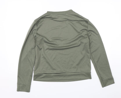 Preloved Xiss Womens Green   Pullover Jumper Size 16  - Vogue - Back