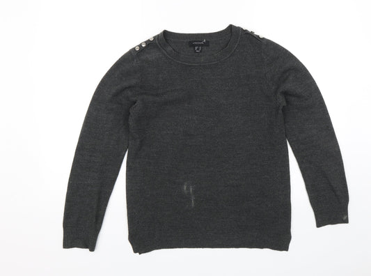 Atmosphere Womens Grey   Pullover Jumper Size 12
