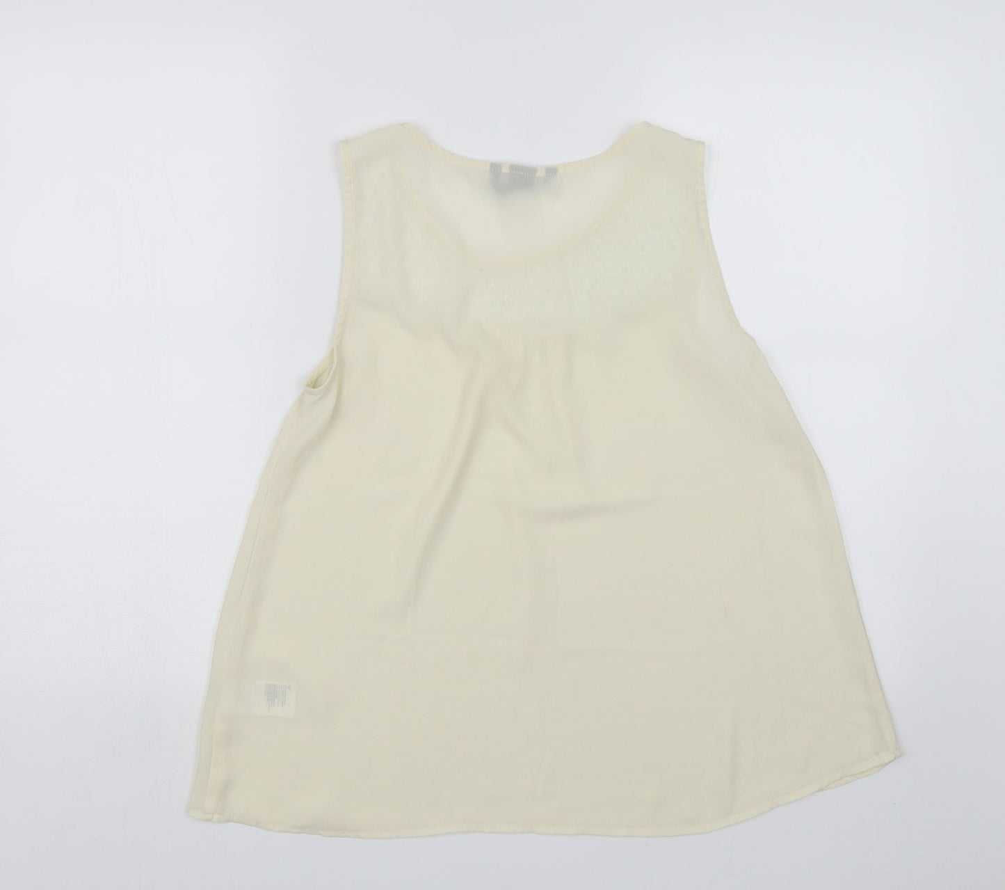 H&M Womens Ivory   Basic Blouse Size 8