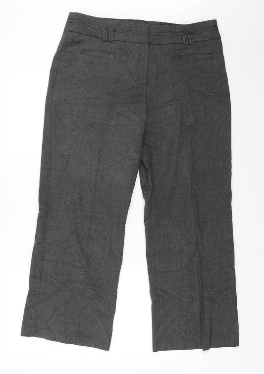 Marks and Spencer Womens Grey   Dress Pants Trousers Size 36 in L25 in