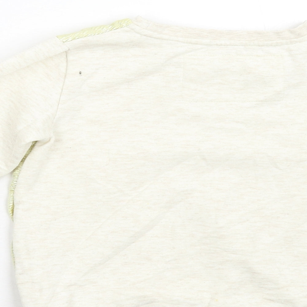 YD Girls Gold   Pullover Sweatshirt Size 8-9 Years